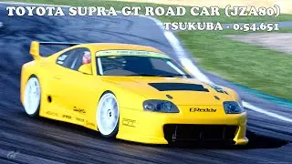 Toyota Supra GT Road Car (JZA80) - Time Attack Tsukuba - 0.54.651