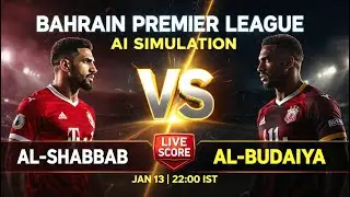 🔴 Al-Shabbab vs Al-Budaiya | AI Simulation | Live Score | F&uacute;tbolStream360