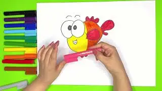 Splash into Creativity: Kid-Friendly Fish Painting. Let's Paint a Fish! Simple Art Ideas for Kids