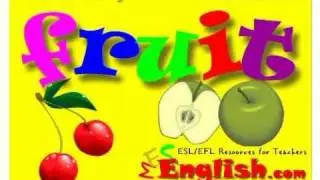 fruit vocabulary - English vocabulary lessons