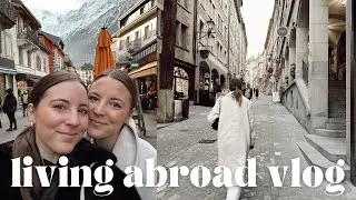 WEEK IN MY LIFE american in germany | family visits, christmas market, switzerland + chamonix