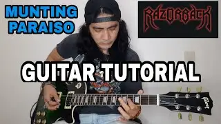 Razorback - MUNTING PARAISO - Guitar Tutorial with description (step by step)
