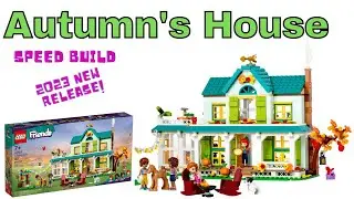 LEGO 41730 Friends Autumn's House Speed Build Review 2023 New