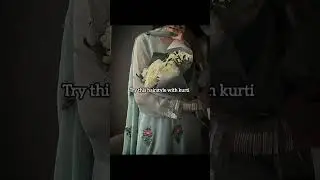 try this hairstyle with kurti 💗#aesthetic #youtubeshorts #trending #hairstyle #kurti