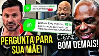 CARIANI PERDEU A LINHA COM OS COMENTÁRIOS DA LIVE PlX