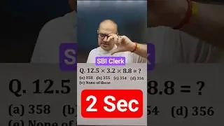 Can You Solve In 2 Sec? Simplification Tricks For   SBI Clerk PYQ 🎯🔥