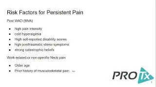 Neck Pain Risk Factors Explained by Julie Briand-Sleigh PT