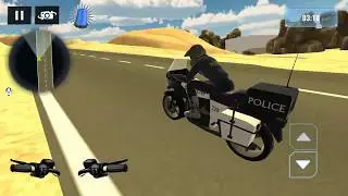 Crime Police Bike Chase Simulator