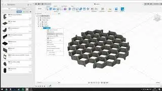 Fusion 360 honeycomb pattern