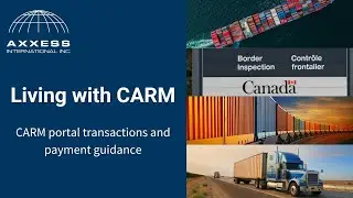 Living with CARM - Portal transactions and payment guidance