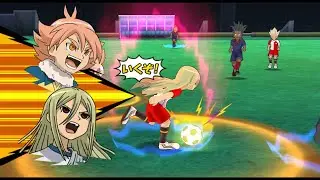Inazuma Eleven Go Strikers 2013 - Shinsei Inazuma Japan vs Fifth Sector 4.0 Wii 1080p (Dolphin)