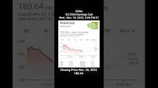 NVDA Q3 2026 Earnings Call