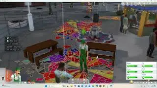 Sims 4 Ravenwood EP 1: Mario Bros At The Flea Market! Drunk Mario!