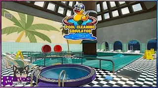 Aquapark Teil 1! | Pool Cleaning Simulator 10 | [ #poolcleaningsimulator / #keymailer ]🐤