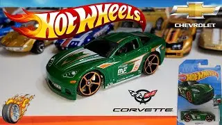 Custom Hot Wheels C6 Corvette HW Tooned 3/5