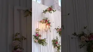 DIY- Floral Frame Backdrop