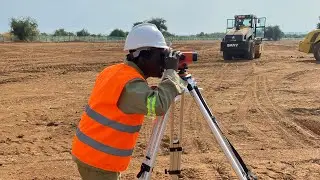 Dumpy level : Procedure in the construction field