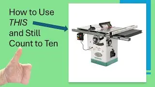 How to use a table saw for beginners - Basic Table Saw Safety