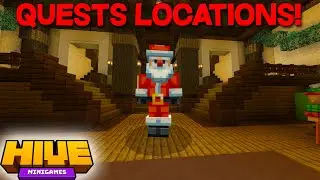How to Find ALL 6 Santa Quest Locations on The Hive (Minecraft Bedrock)