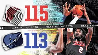 Portland Trail Blazers 115, Memphis Grizzlies 113 | Game Highlights | Nov. 3, 2023