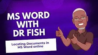 Finding Your Document Location in MS Word Online #mswordforbeginners
