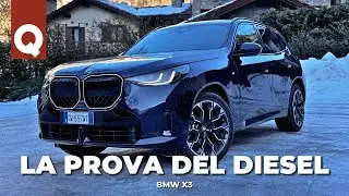 La PROVA SU STRADA del DIESEL MILD HYBRID da 197 CV XDrive | BMW X3 2025: PROVA, PREZZI, CONSUMI