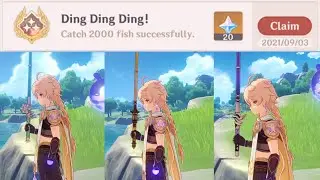 All Fishing Rewards - Fishing Tips and Hidden Achievment | Genshin Impact