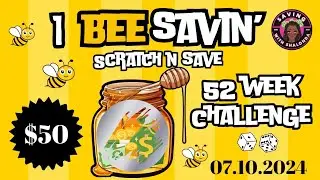 I BEE SAVIN'/ 52 WEEK CHALLENGE/ SAVING FOR  AN EMERGENCY FUND /FUN WAYS TO SAVE MONEY