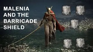 Malenia and the Barricade Shield