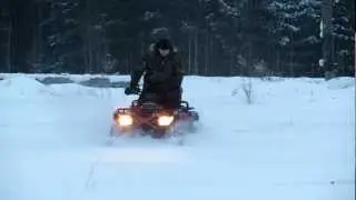 Стелс 300 В в снегу