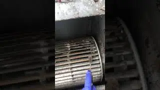 Blower wheel cleaning