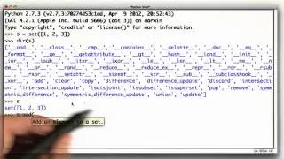 Set Methods - Intro to Computer Science