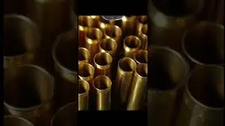 Solaris Lux AI -10,000 Brass Bullet Shell Floor Ai visual no real&rsquo;  ​#EpoxyFlooring ​#InteriorDesign