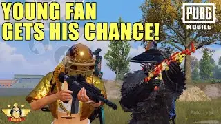 ЮНЫЙ ФАНАТ ПОЛУЧАЕТ ШАНС ПОКОРИТЬ YOUTUBE PUBG MOBILE