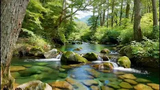 Soothing River Sound for Insomnia Relief | Click Play to Relax Fully and Fall Asleep Naturally