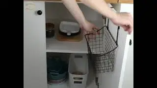 Metallic Kitchen Cabinet Hanging Storage Basket* price1500 each For Sale