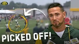 Packers head coach Matt LaFleur breaks down Jordan Love Interception