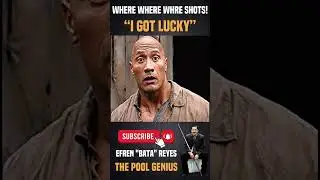 Efren Reyes WHERE WHERE WHERE SHOT! with a bit of luck!