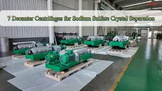7 Decanter Centrifuges for Sodium Sulfate Crystal Separation
