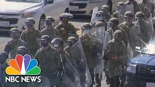 National Guard Troops Arrive To Secure Grounds After Capitol Incident | NBC News NOW