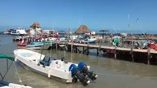 Walking around Chiquila, Quintana Roo, Mexico