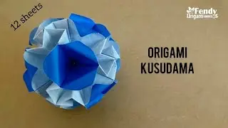 Origami Petunia Kusudama/ Paper Flower Ball 折纸喇叭花球 (V1)