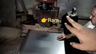 Manual bending Press | Bending Flypress | Fly press machine working | fly press uses