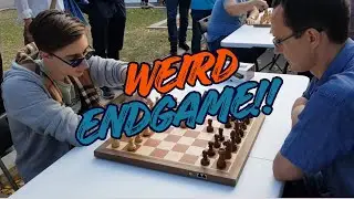 DUBOV vs  ZVJAGINSEV WEIRD Chess blitz endgame