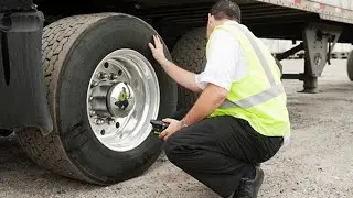 This is why pre & post trip inspections are important! Screw in tire! Going flat! 🤦🏾&zwj;♂️