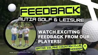 Golf fun at Batam Island Country Club! ⛳️ Watch exciting feedback from our players!