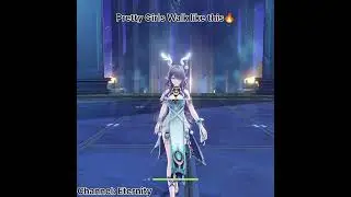 ✨ New Genshin Impact Character LAUMA Walk | Pretty Girls Walk Like This ✨ #Shorts