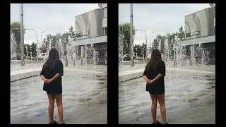 Stereoscopic video captured with smartphone and DIY lenssplitter