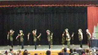 YSGOL DEWI SANT SCHOOL, Y RHYL, DISCO DANCE TEAM WINNING THE URDD COUNTY EISTEDDFOD STAGE 2013