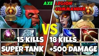 AXE (Mid) vs LEGION COMMANDER (Off) - Epic Battle Of Immortal Rank Dota 2 Players - Z Dota 2